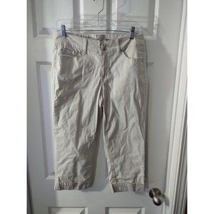 Bandolinoblu Capri Pants Size 8 Tan